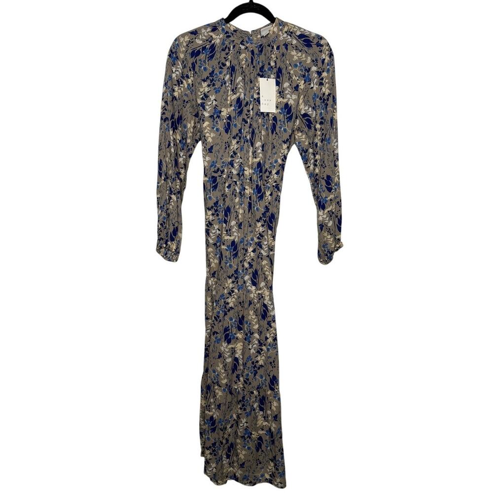 Floral Long-Sleeve Midi Dress – NWT –  A New Day
